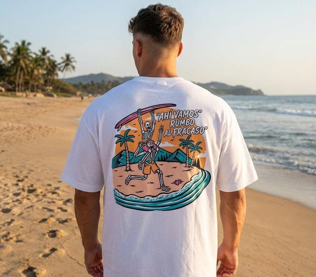 camiseta oversize Sin miedo al éxito - Imagen 3